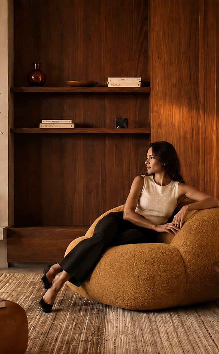 Ambiente projetado com materiais do Collection